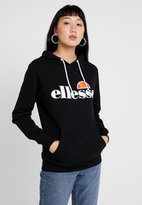 Ellesse - TORICES - Džemperis ar kapuci - black Miniatūras attēls 1