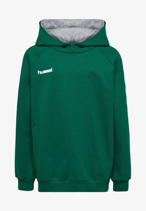 HMLGO - Bluza z kapturem - green