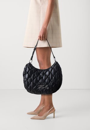 SIGNATURE KUILT HOBO - Handbag - black