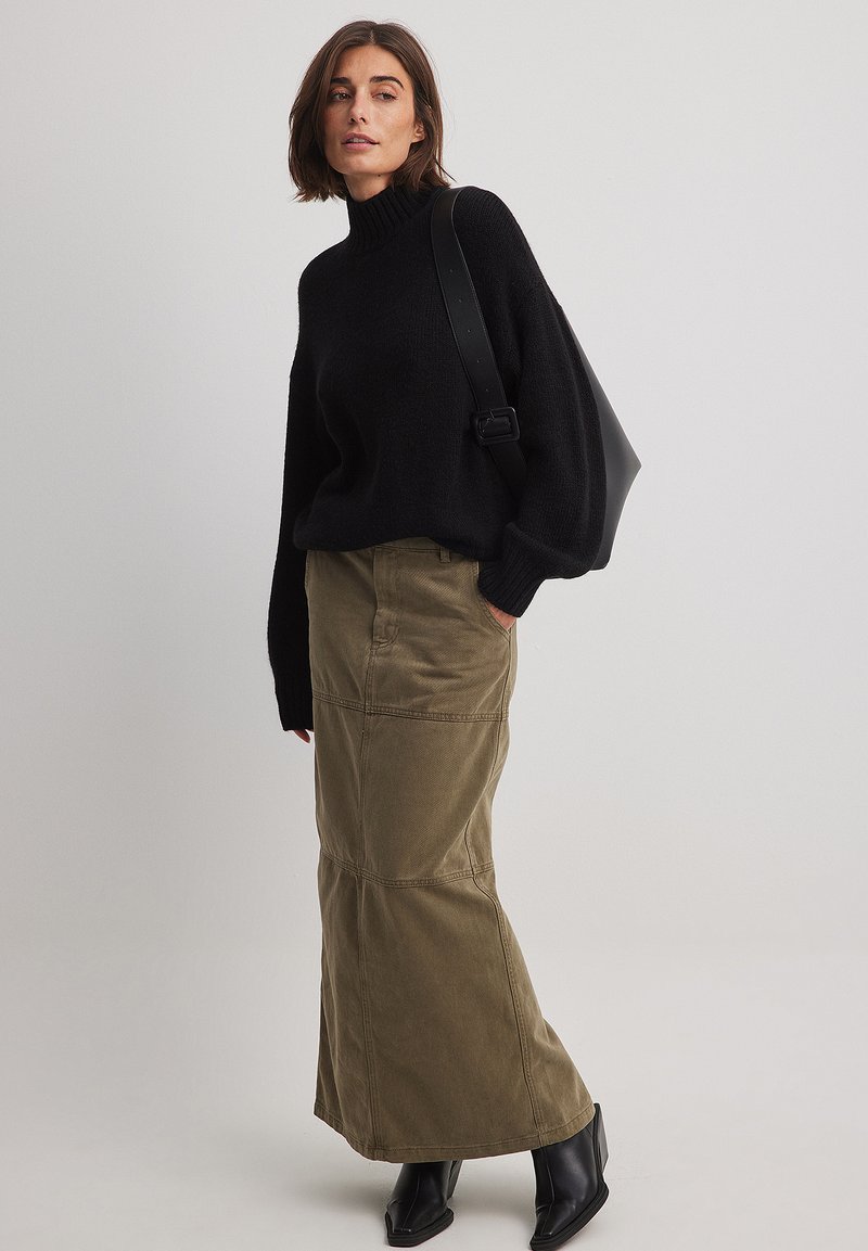 NA-KD Jeansrok kaki NA-KD Jeansrok kaki