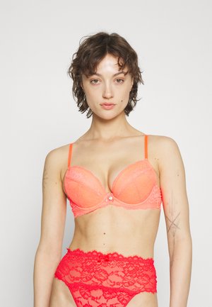 Boux Avenue MOLLIE PLUNGE - Push-up bra - neon coral