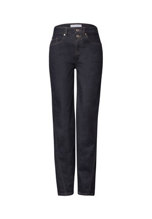 Street One, HIGH WAIST BARREL LEG JEANS IM LOOSE FIT - Wide Leg - rinse soft washed