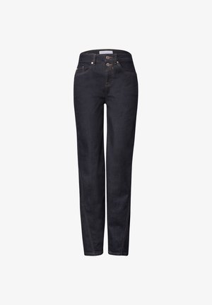 Street One, HIGH WAIST BARREL LEG JEANS IM LOOSE FIT - Wide leg - rinse soft washed