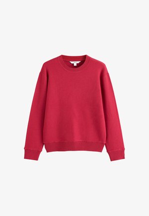 Next, REGULAR FIT - CREW NECK KNIT LOOK JUMPER - Striktrøje - red