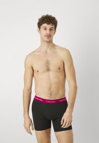 Calvin Klein Underwear BOXER BRIEF 5 PACK COTTON STRETCH - Uske bokserice - black