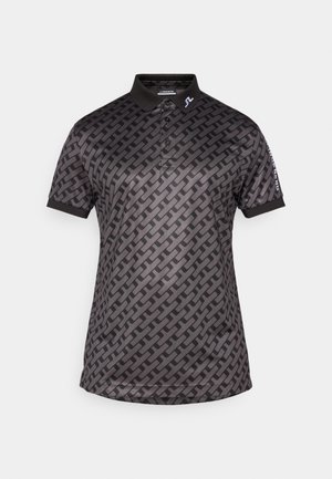 J.LINDEBERG Sports TOUR TECH PRINT - Poloshirts - tonal black