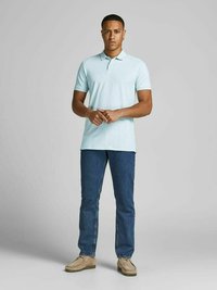 Jack & Jones JJEBASIC POLO - Polo marškinėliai - winter sky