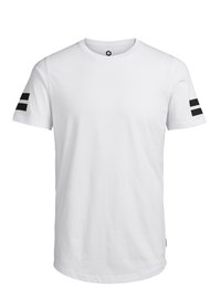 JCOBORO TEE CREW NECK - Printtipaita - white