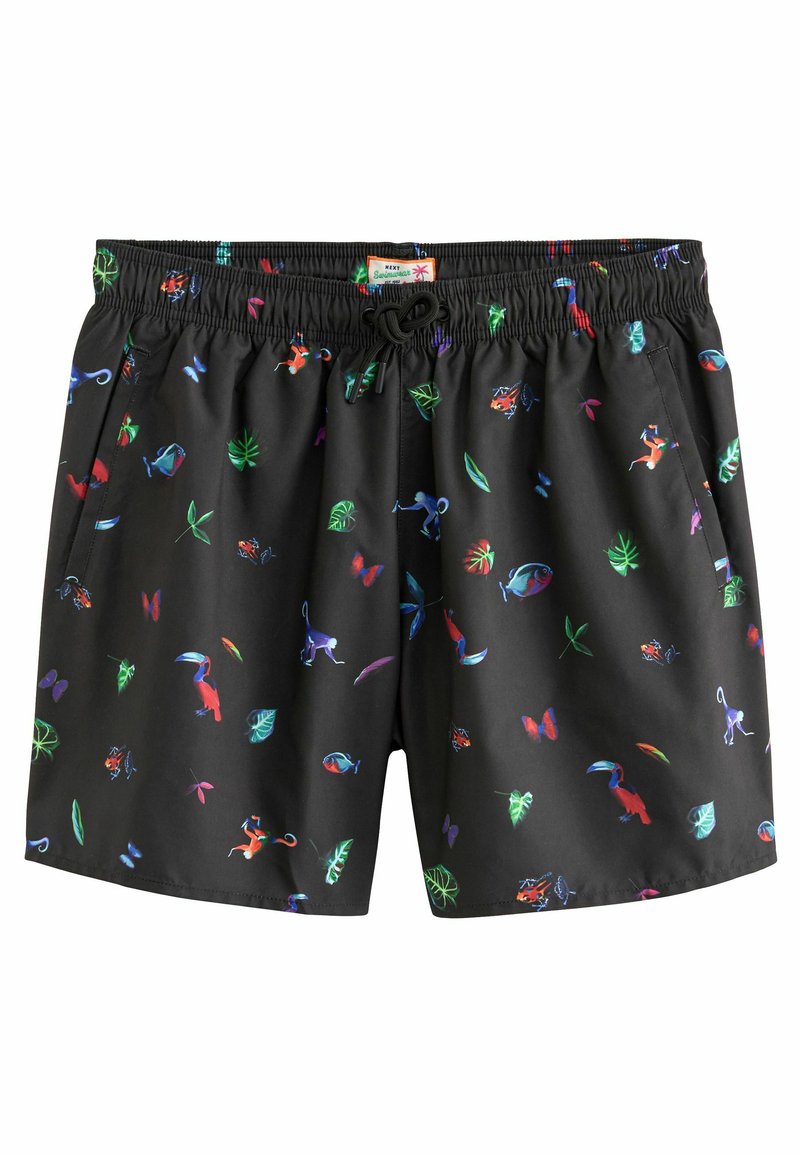 Next REGULAR FIT - Kupaće hlače - black animal