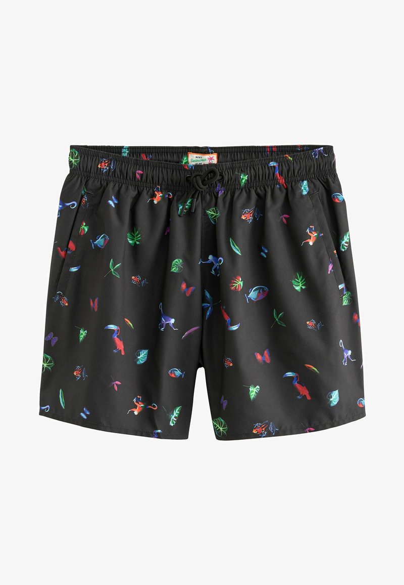 Next REGULAR FIT - Kupaće hlače - black animal