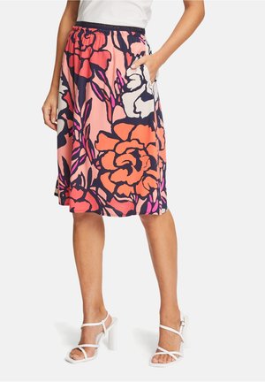 Jupe trapèze - orange