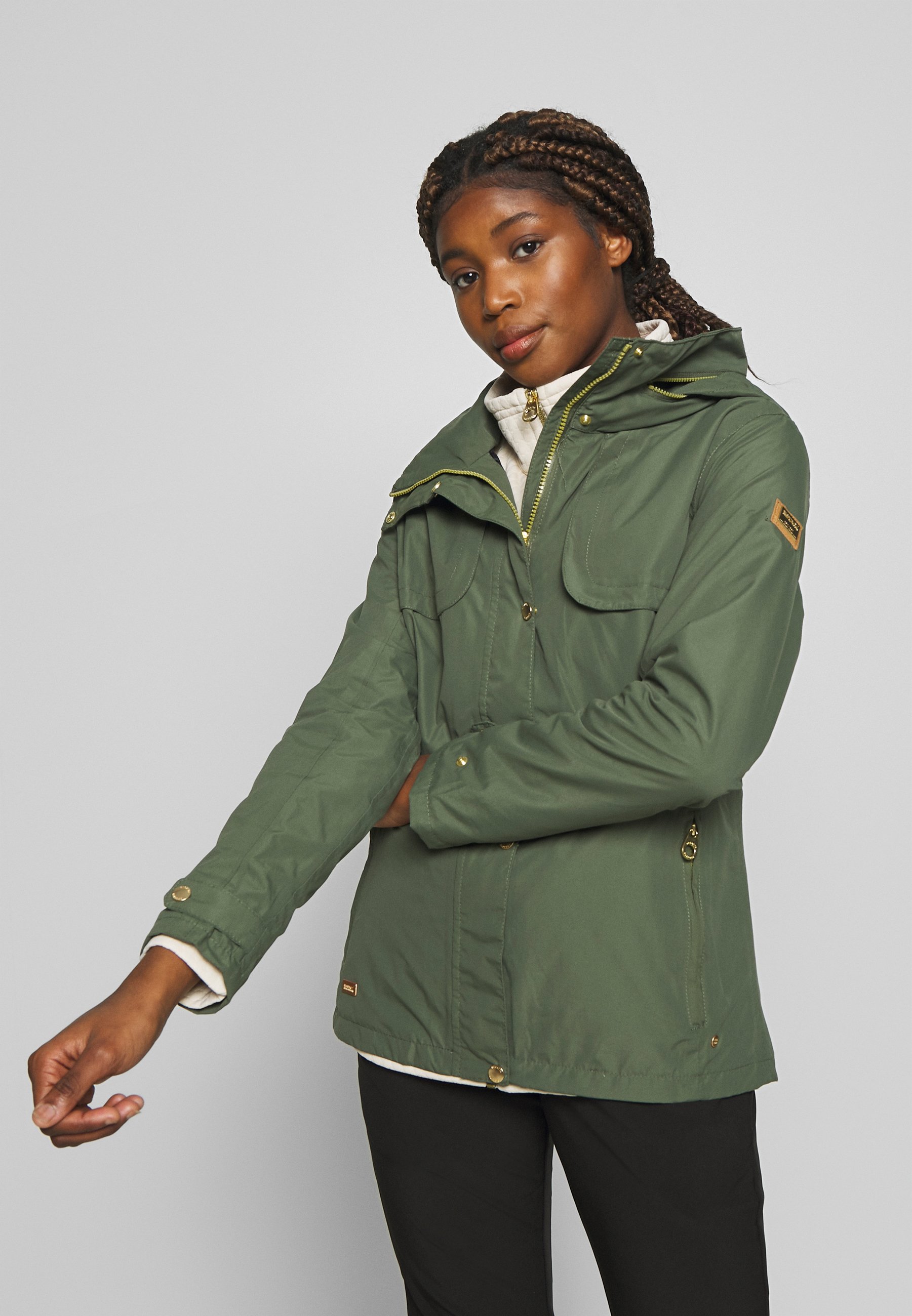 Regatta NARELLE Regnjakke thyme leaf Zalando.no Regatta BARBO - Regnjakke - lead grey