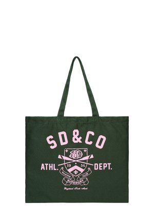 Superdry & Co SUPERDRY SUPERDRY TOTE. - Shopping bags - enamel green lilac blush pink