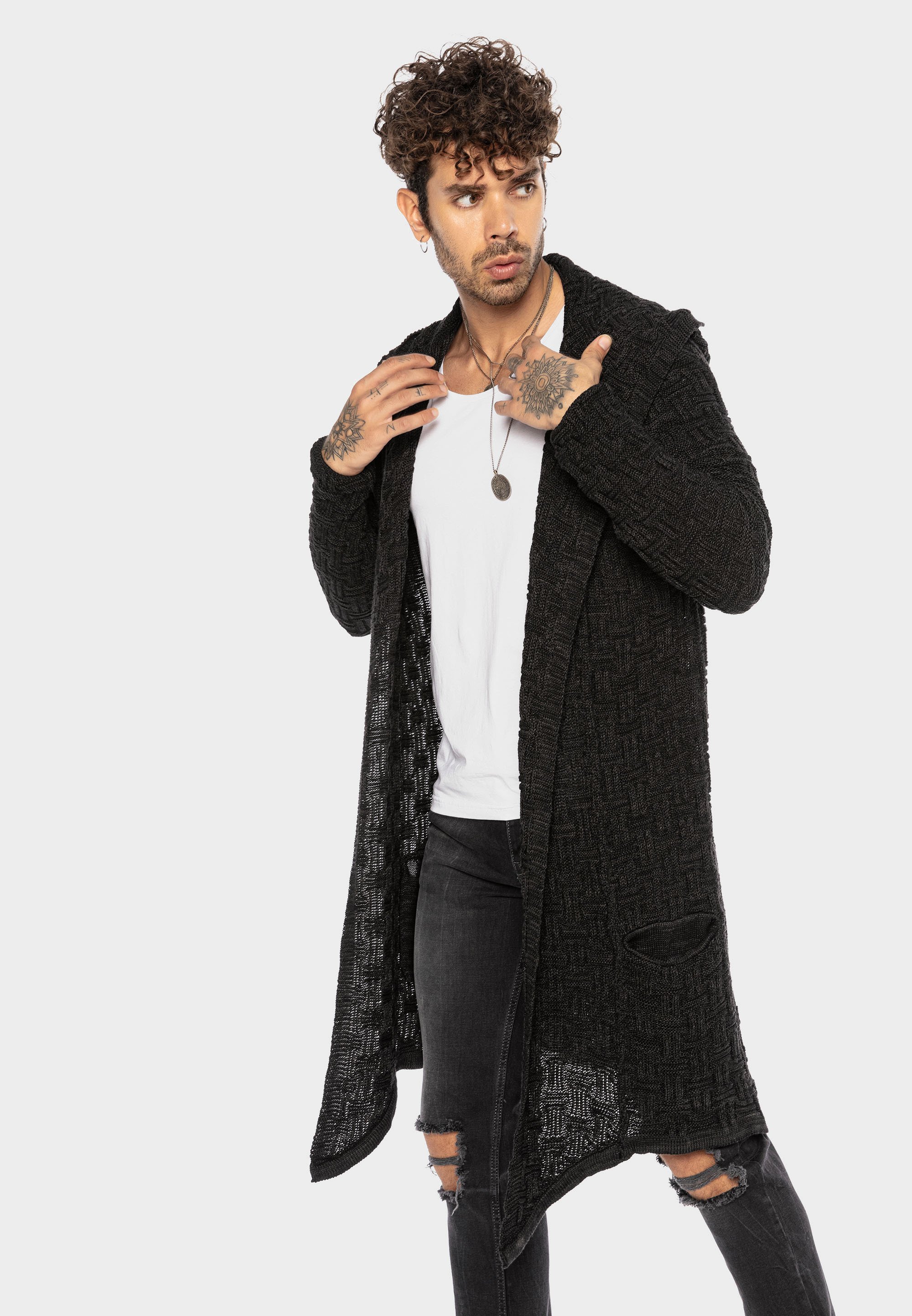 mens duster cardigan