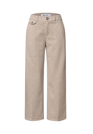 Street One, STRAIGHT LEG HOSE IM MELANGE-LOOK - Stoffhose - fading sand