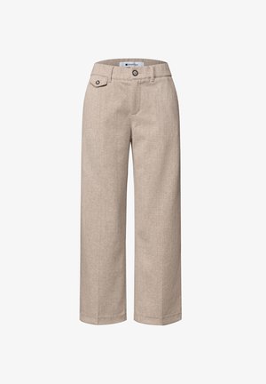 Street One, STRAIGHT LEG HOSE IM MELANGE-LOOK - Stoffhose - fading sand