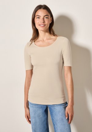 Cecil T-Shirt basic - beige