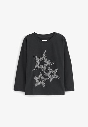 Next SEQUIN HEART STANDARD - Bluză cu mânecă lungă - black