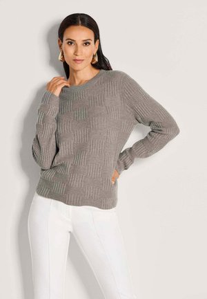 Strickpullover - cappuccino   silver