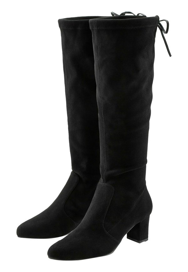High Heel Stiefel - schwarz
