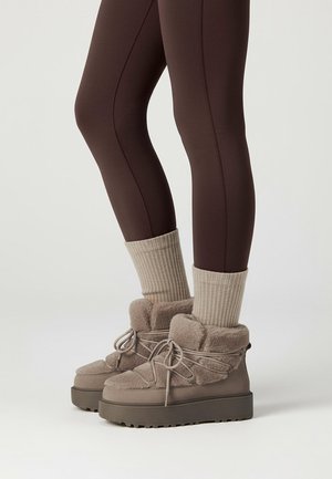 OYSHO LACE-UP  - Zimní obuv - light brown