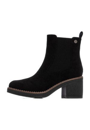 Stivaletti con plateau - black