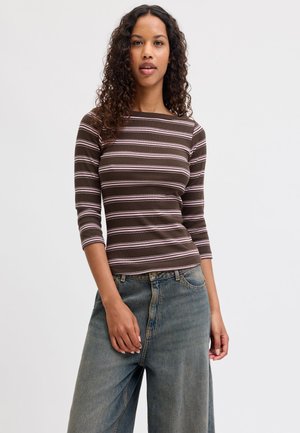 JJXX, JXFIFI BOATNECK - T-shirt à manches longues - demitasse