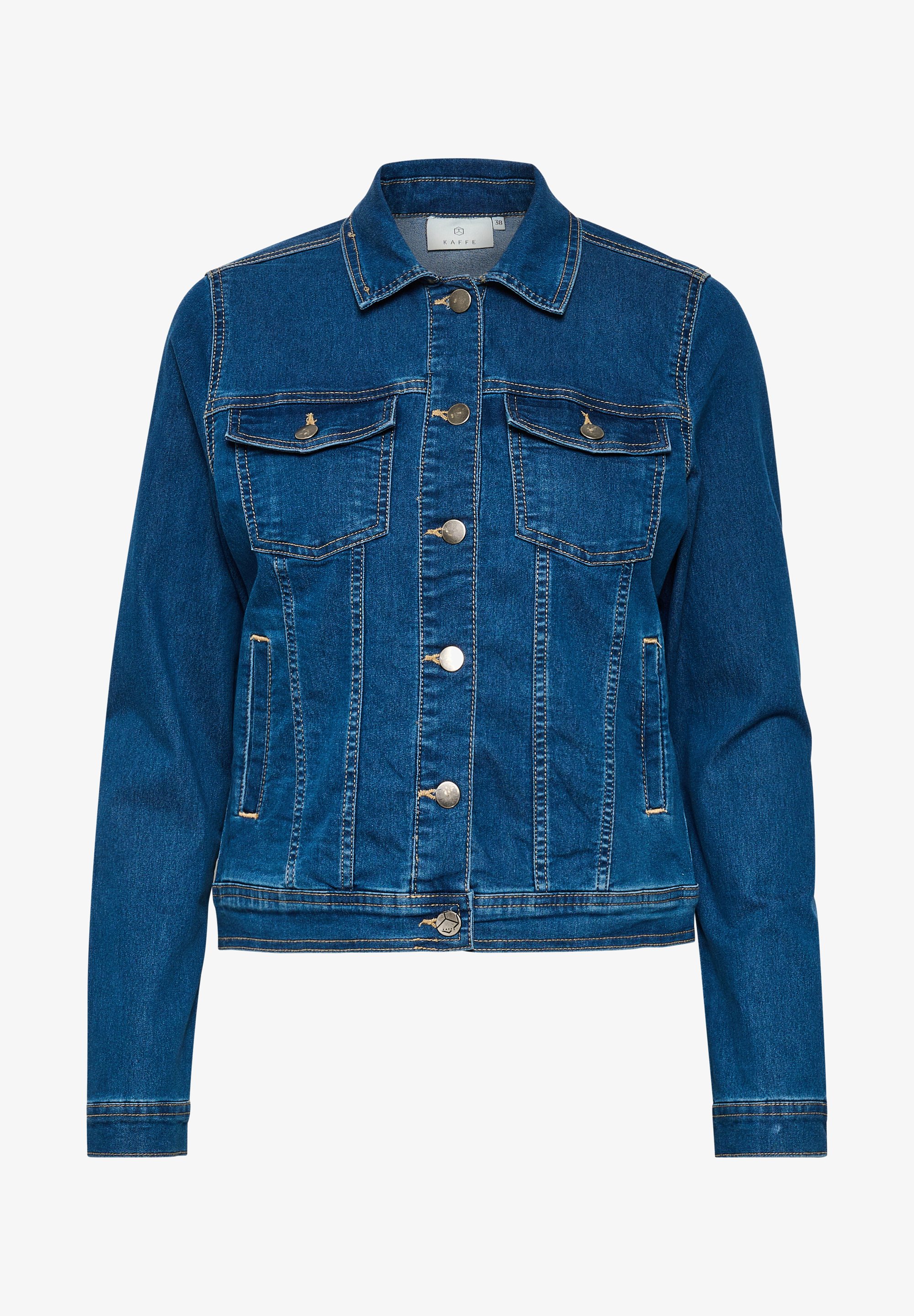 Kaffe KAVICKY JEANS Chaqueta vaquera medium blue washed denim