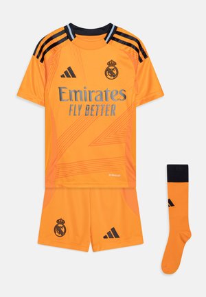 REAL MADRID HOME YOUTH UNISEX SET - Equipación de clubes - crew orange