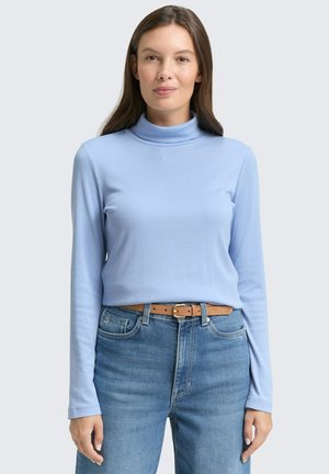 LANGARM MIT ROLLKRAGEN - Longsleeve - light fjord blue
