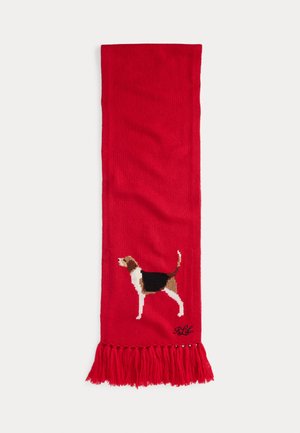 TASSELED FOXHOUND INTARSIA SCARF - Sciarpa - ralph red