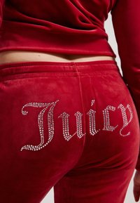 Juicy Couture TINA TRACK PANT - Treniņtērpa apakšdaļas - red dahlia