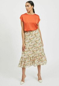 VILA VIELLETTE - Blouse - burnt ochre