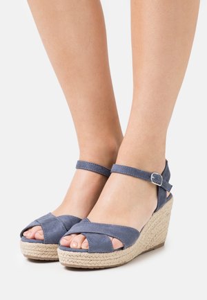 TOM TAILOR, Sandales à talons hauts - light-blue denim