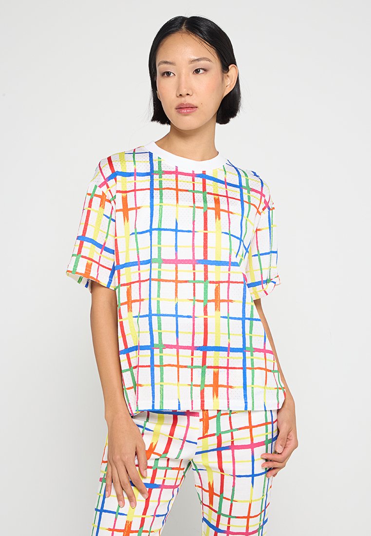 Versace Jeans Couture T-shirt print wit Versace Jeans Couture T-shirt print wit