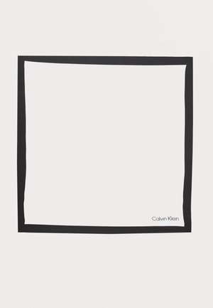 Calvin Klein, LOGO BANDANA - Foulard - bright white/black