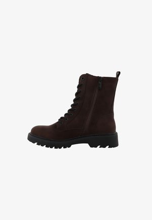TOM TAILOR, STIEFEL - Bottines à lacets - mokka