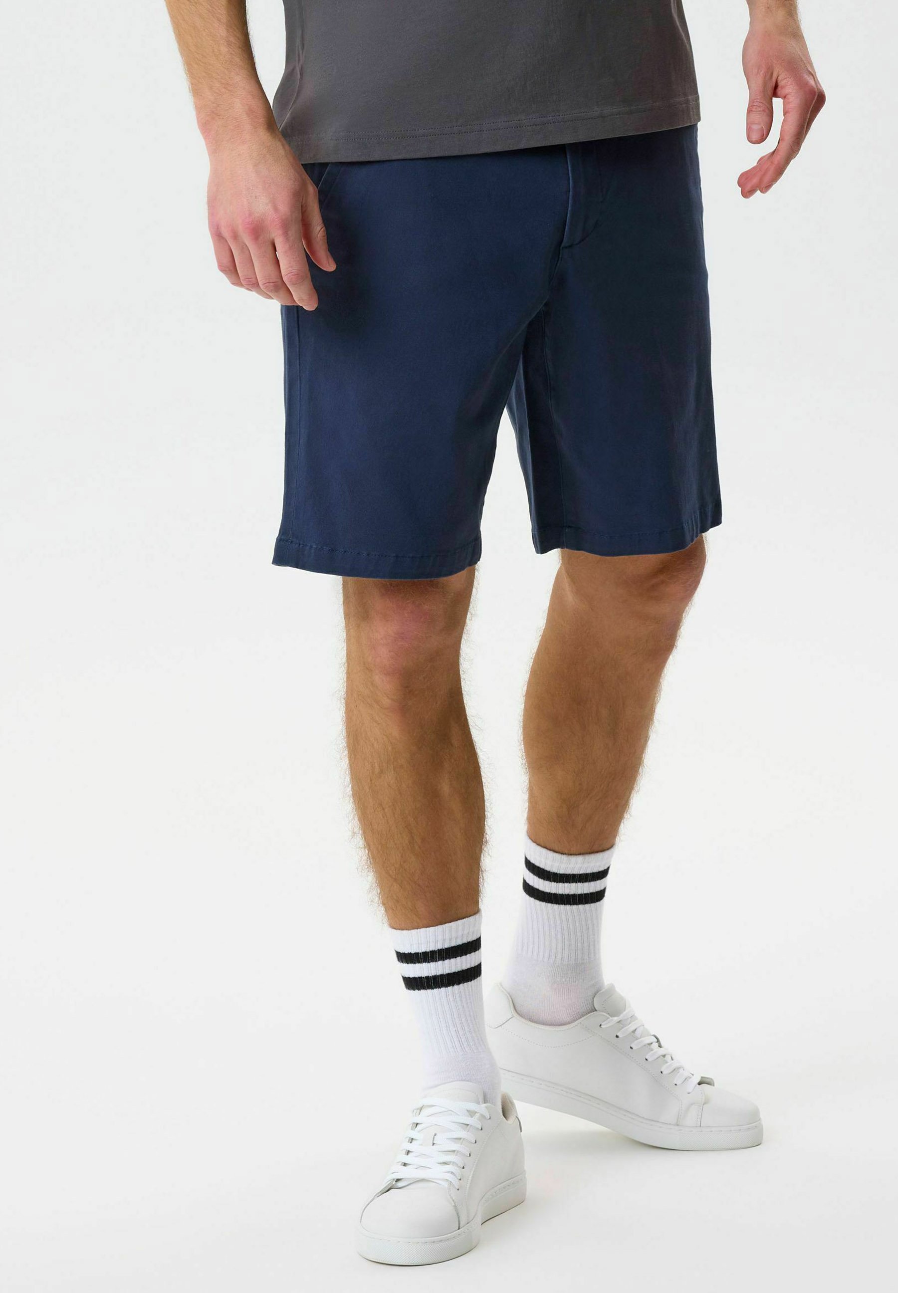 TWO SOON Cotton Chino - Short - navy blazer/bleu marine - ZALANDO.FR