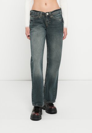 KAYLA LOWRIDER - Egyenes szárú farmer - dark vintage