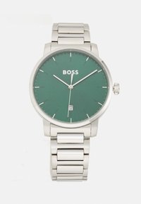 BOSS DEAN - Reloj - silver-coloured/green