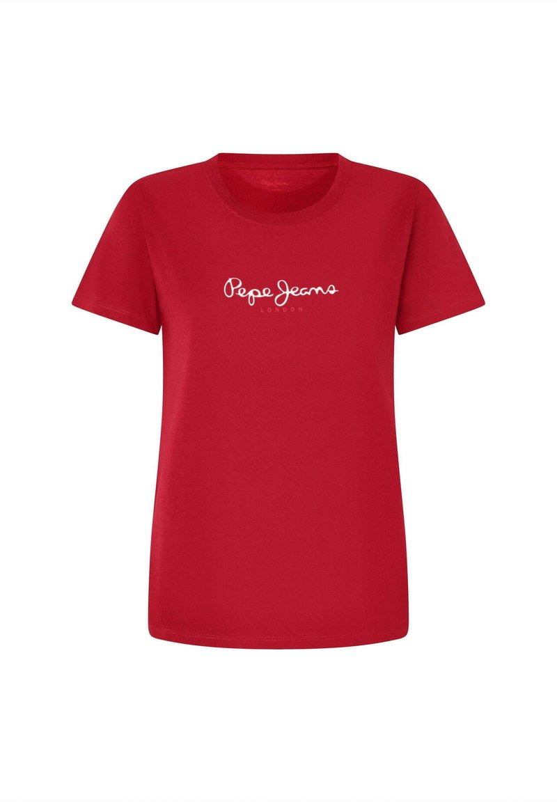 Pepe Jeans T-shirt print donkerrood