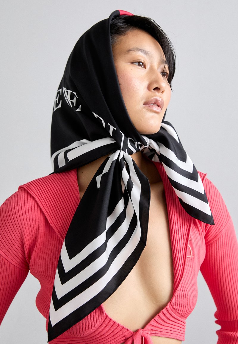 Teddy Sciarpa Boutique Moschino Foulard Silk Scarf Soie Foulard