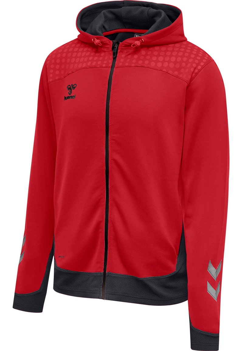 Hummel Sweater met rits donkerroze