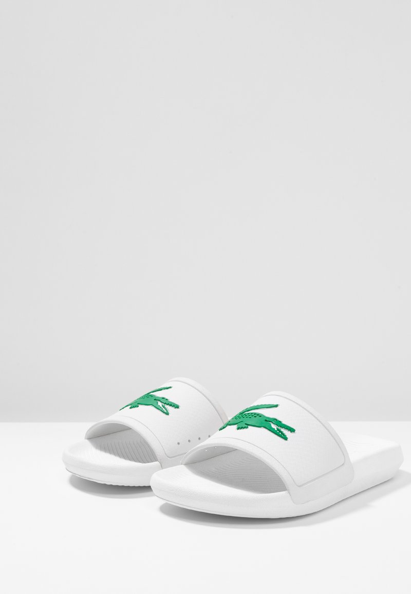 Herren Sandalen | Lacoste CROCO SLIDE Badesandale white/weiß - KG05327 Herren Sandalen | Lacoste CROCO SLIDE Badesandale white/weiß - KG05327