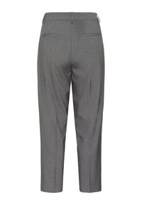 Kaffe Kalhoty - grey melange   chalk stripe