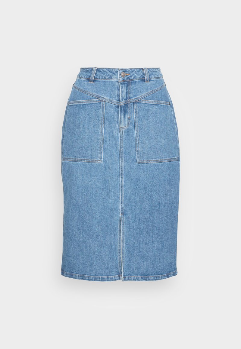 Kaffe Jeansrok blauw denim/bluedenim