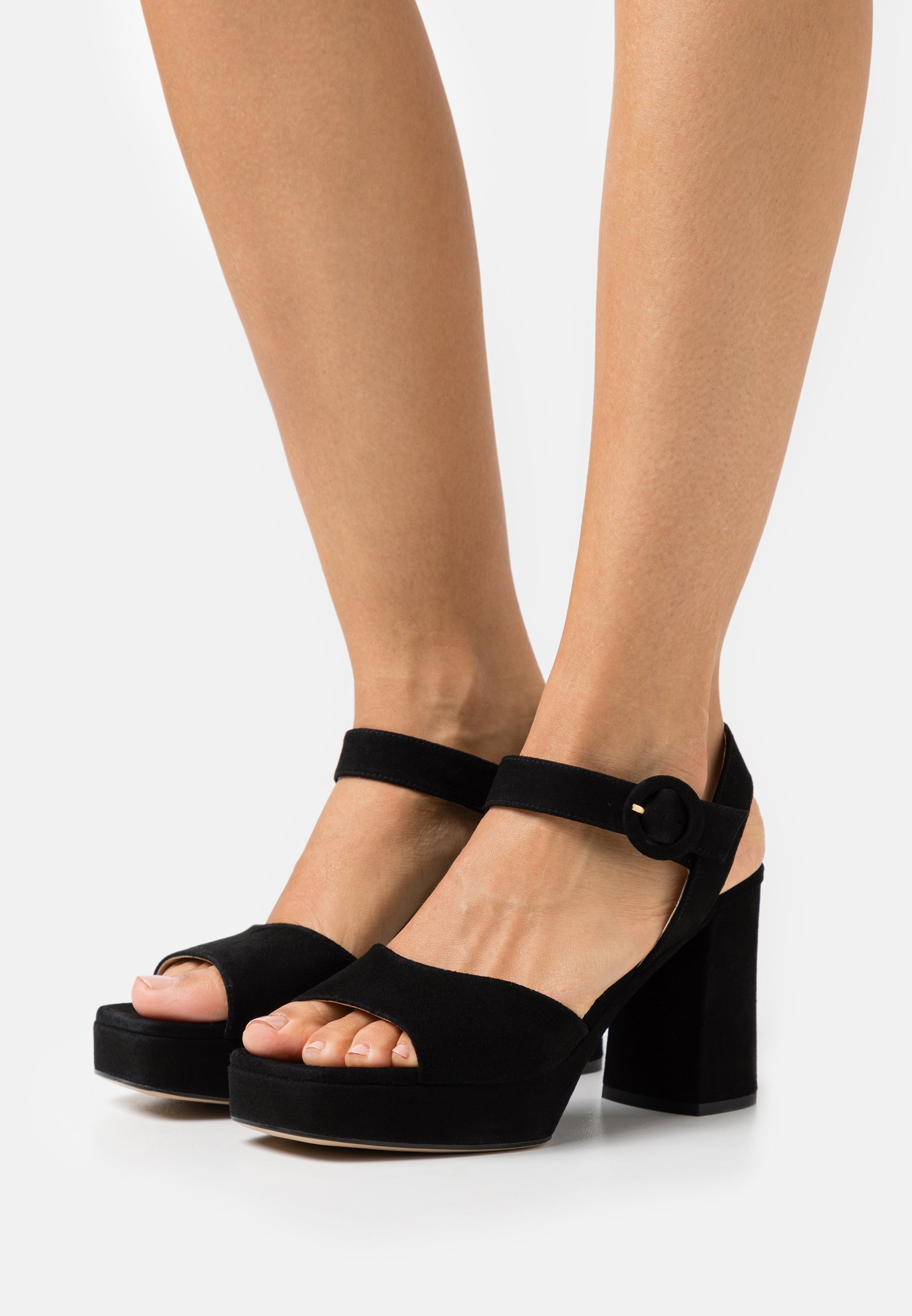 Unisa ODRAN - Sandalias con plataforma - black/negro - Zalando.es