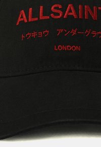 AllSaints WASHED LOGO - Gorra - black