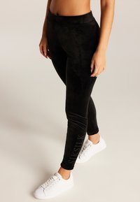 SIKSILK EMBROIDERED - Leggingsit - black