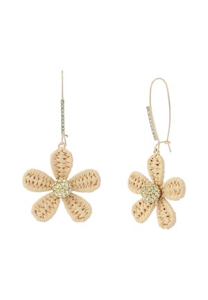 CHICKDAISY DANGLE - Øreringe - light pastel brown